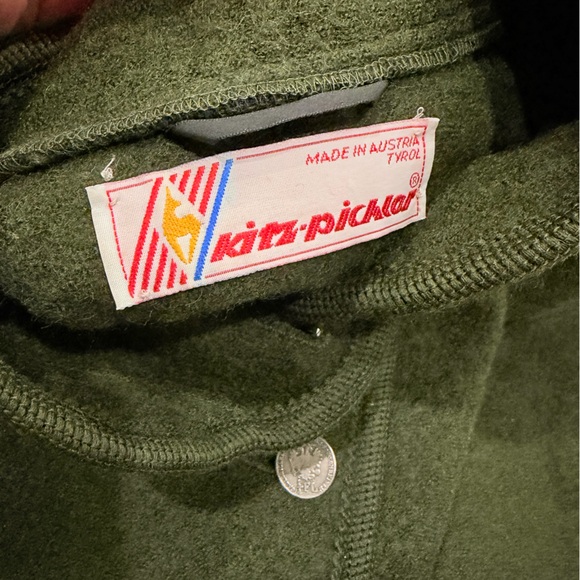 Kitz-Pichler 100% Boiled Wool Jacket – Made in Austria – Forest Green - Picture 3 of 6